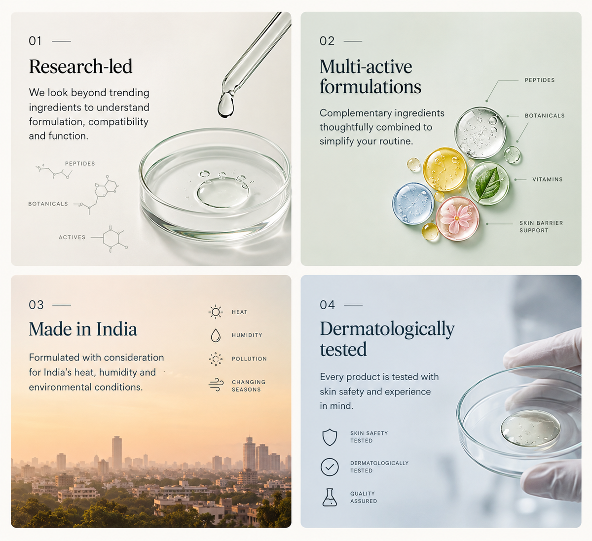 We wanted to formulate differently.